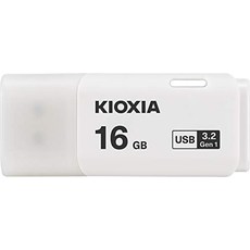 16GB USB 메모리 USB3.2 Gen1 KIOXIA 키옥시아 TransMemory U301 캡식 화이트 해외 리테일 LU301W016GG4