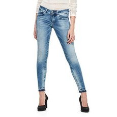 G-STAR RAW 여성용 Lynn Mid Skinny Rp Ankle Wmn Jeans Sun Faded Azurite C296-B471 24W / 32L