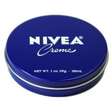 Nivea 크림 여행용 사이즈 틴 케이스 1온스 / 30ml, Unscented _1 Ounce (Pack of 1